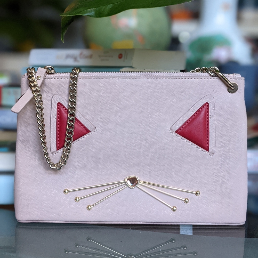 Kate Spade cat crossbody NWOT